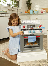 Load image into Gallery viewer, Little Tikes First Oven Realistic Pretend Play Appliance for Kids, Play Kitchen with 11 Accessories and Realistic Cooking Sounds, Unique Toy Multi-Color, Ages 2+