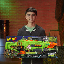 Load image into Gallery viewer, Revoltinator Nerf Zombie Strike Toy Blaster with motorized Lights Sounds &amp; 18 Official Darts for Kids, Teens, &amp; Adults