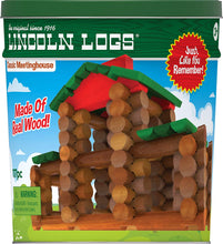 Load image into Gallery viewer, LINCOLN LOGS – Classic Meetinghouse - 117 Parts - Real Wood Logs - Ages 3+ - Collectible Tin - Best Retro Building Gift Set for Boys/Girls – Creative Construction Engineering – Preschool Education Toy