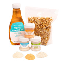 Load image into Gallery viewer, Nostalgia KPK400 Theater Hot Air &amp; Kettle Popcorn Kit