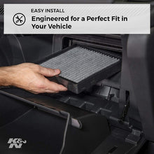 Load image into Gallery viewer, K&amp;N Premium Cabin Air Filter: High Performance, Washable, Helps Protect against Viruses and Germs: Designed For Select 2008-2019 Honda and 2019 Acura RDX Vehicle Models, VF2033