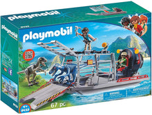 Load image into Gallery viewer, PLAYMOBIL Enemy Airboat with Raptor Building Set