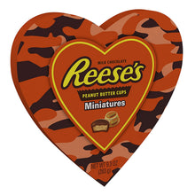 Load image into Gallery viewer, Reese's, Valentine's Peanut Butter Cup Miniatures Heart Shaped Camo Box, 9.3 Oz.