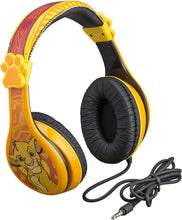 Load image into Gallery viewer, Kids Headphones for Kids Lion King Adjustable Stereo Tangle-Free 3.5mm Jack Wired Cord Over Ear Headset for Children Parental Volume Control Kid Friendly Safe Perfect for School Home Travel
