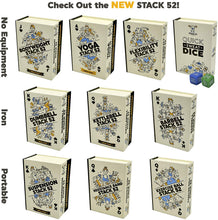 Load image into Gallery viewer, Stack 52 Barbell Exercise Cards. Weight Lifting Playing Card Game. Video Instructions Included. Bodybuilding, Strength Training, and Crossfit Workouts. Home Gym Fitness Program.