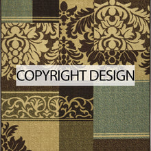 Load image into Gallery viewer, Ottomanson Ottohome Collection Contemporary Damask Design Area Rug with Non-Skid (Non-Slip) Rubber Backing