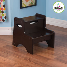 Load image into Gallery viewer, KidKraft Two Step Stool for Kids in White