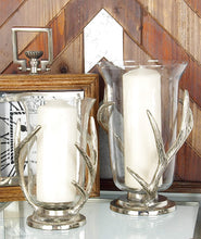 Load image into Gallery viewer, Benzara Antique Colonial Elegant Aluminum Glass Hurricane