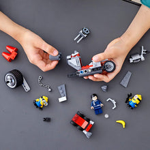 Load image into Gallery viewer, LEGO Minions Unstoppable Bike Chase (75549) Minions Toy Building Kit, with Bob, Stuart and Gru Minion Figures, Makes a Great Birthday Present for Minions Fans, New 2020 (136 Pieces)