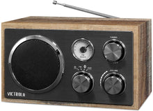 Load image into Gallery viewer, Innovative Technology Outdoor Victrola Bluetooth Speaker Set of 1 Black (VRS-2400-BLK)