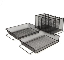 Load image into Gallery viewer, Mind Reader Tray Mesh Desk, Document Holder, Magazine Storage, Desktop File Organizer