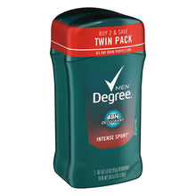Load image into Gallery viewer, Degree Men Fresh Deodorant, Intense Sport 3 oz, Twin Pack