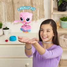 Load image into Gallery viewer, Owleez, Flying Baby Owl Interactive Toy with Lights &amp; Sounds (Pink), for Kids Aged 6 &amp; Up