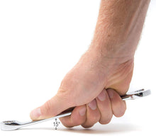 Load image into Gallery viewer, URREA 6-Point Fully Polished Combination Wrench, Chrome