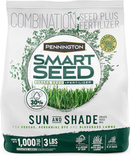 Load image into Gallery viewer, Pennington Smart Seed Sun and Shade Grass Seed and Fertilizer Mix, 20 Pounds