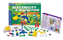 Load image into Gallery viewer, Thames &amp; Kosmos Electricity &amp; Magnetism Science Kit | 62 Safe Experiments Investigating Magnetic Fields &amp; Forces for Ages 8+ | Assemble Electric Circuits with Easy Snap-Together Blocks