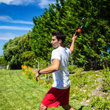 Load image into Gallery viewer, Wham-O 90073 Trac Ball Racket Toy Game