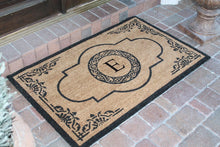 Load image into Gallery viewer, A1 Home Collections PT4007E First Impression Hand Crafted Abrilina Entry Monogrammed Doormat, Double, 30&quot; L x 48&quot; W