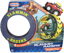 Load image into Gallery viewer, Little Tikes Slammin' Racers Turbo Tire Playset &amp; Vehicle with Sounds