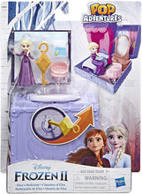 Load image into Gallery viewer, Disney Frozen Pop Adventures Elsa&#39;s Bedroom Pop-Up Playset with Handle, Including Elsa Doll, Diary, Chair, &amp; Blanket Accessories - Toy for Kids Ages 3 &amp; Up