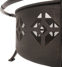 Load image into Gallery viewer, Pleasant Hearth Sunderland Deep Round Bowl Fire Pit, 36-Inch
