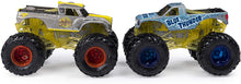 Load image into Gallery viewer, Monster Jam 2020 Color Change 1:64 Scale 2-Pack, Radical Rescue and Blue Thunder