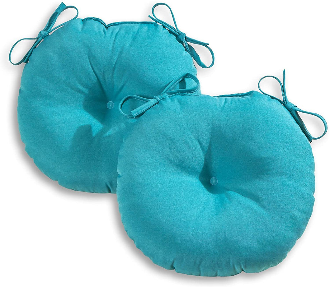 Greendale Home Fashions AZ5817S2- Stripe Outdoor Seat Cushion (Set of 2)