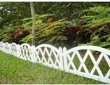 Load image into Gallery viewer, Worth Garden Plastic Fence Pickets Indoor Outdoor Protective Guard Edging Decor #3118, White