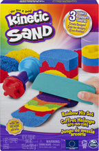 Load image into Gallery viewer, Kinetic Sand, Rainbow Mix Set with 3 Colors of Kinetic Sand (13.5oz) and 6 Tools, for Kids Aged 3 and up