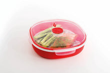 Load image into Gallery viewer, Snips Microwave Cookware Steamer, 67.6 Oz./8.45 Cups, Red