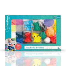 Load image into Gallery viewer, Infantino Sensory Balls Blocks &amp; Buddies