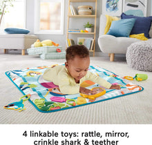 Load image into Gallery viewer, Fisher-Price, FisherPrice Dive Right in Activity Mat PoolThemed playmat with 4 Toys for Newborn Baby, Multicolor
