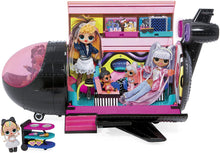 Load image into Gallery viewer, LOL Surprise OMG Remix 4-in-1 Plane Playset with Music Recording Studio, Mixing Booth and 50 Surprises