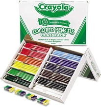 Load image into Gallery viewer, Crayola, 688024, Color Pencil Classpack Set, 3.3 mm Lead Diameter, 12 Colors, 240/Box and 12 Sharpeners