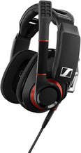 Load image into Gallery viewer, Sennheiser GSP 500 Wired Open Acoustic Gaming Headset, Noise-Cancelling Microphone, Adjustable Headband with Customizable Contact Pressure, Volume Control, PC + Mac + Xbox + PS4, Pro – Black/Red