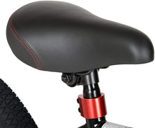 Load image into Gallery viewer, Experiment with Tricks Ride to Meet Up with Friends 20 inch Hyper Spinner Gloss Black with Red Accent BMX Bike