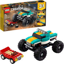Load image into Gallery viewer, LEGO Creator 3in1 Monster Truck Toy 31101 Cool Building Kit for Kids, New 2020 (163 Pieces)
