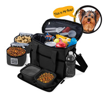 Load image into Gallery viewer, Overland Travel Dog Tote Bag Includes Collapsible Silicone Bowls
