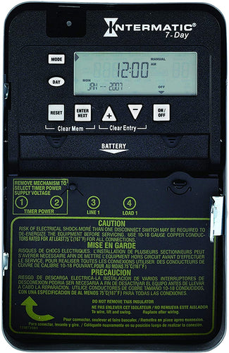Intermatic ET1705C Time Switch, Gray