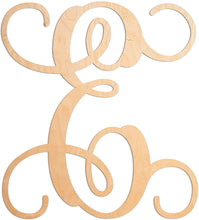 Load image into Gallery viewer, UNFINISHEDWOODCO Single Vine Monogram