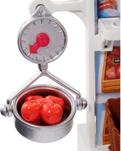 Load image into Gallery viewer, Barbie Doll, Blonde, and Grocery Store with Rolling Cart and Working Belt