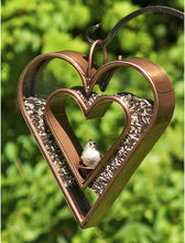 Load image into Gallery viewer, Good Directions Copper Star Fly-Thru Bird Feeder Seed Capacity
