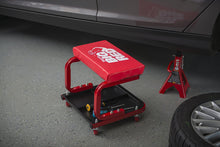 Load image into Gallery viewer, BIG RED Torin Rolling Creeper Garage/Shop Seat: Padded Mechanic Stool with Tool Tray