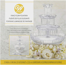 Load image into Gallery viewer, Wilton Fanci Flow Fountain Water Accent for Tiered Cakes, 13 x 9 Inches