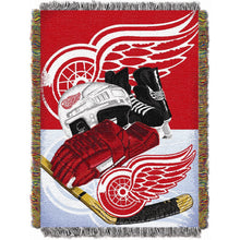 Load image into Gallery viewer, The Northwest Company Officially Licensed NHL Homefield Ice Advantage Woven Tapestry Throw Blanket, 48" x 60"