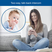 Load image into Gallery viewer, VTech DM221 Audio Baby Monitor with up to 1,000 ft of Range, Vibrating Sound-Alert, Talk Back Intercom &amp; Night Light Loop