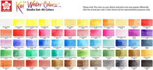 Load image into Gallery viewer, Sakura Studio Set Koi Watercolor Kit, 60", Assorted