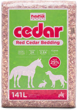 Load image into Gallery viewer, PETSPICK Red Cedar Pet Bedding for Dogs and Horses