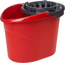 Load image into Gallery viewer, O-Cedar Quick Wring Bucket 2.5 Gallon Bucket With Wringer