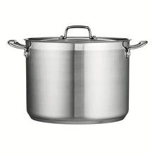 Load image into Gallery viewer, Tramontina 80120/001DS Tramontina Gourmet Stainless Steel Covered Stock Pot, 16-Quart